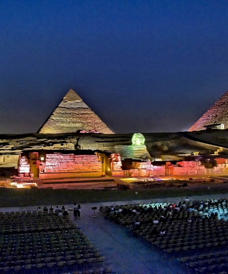 light and sound show pyramids of giza