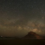 white desert at night