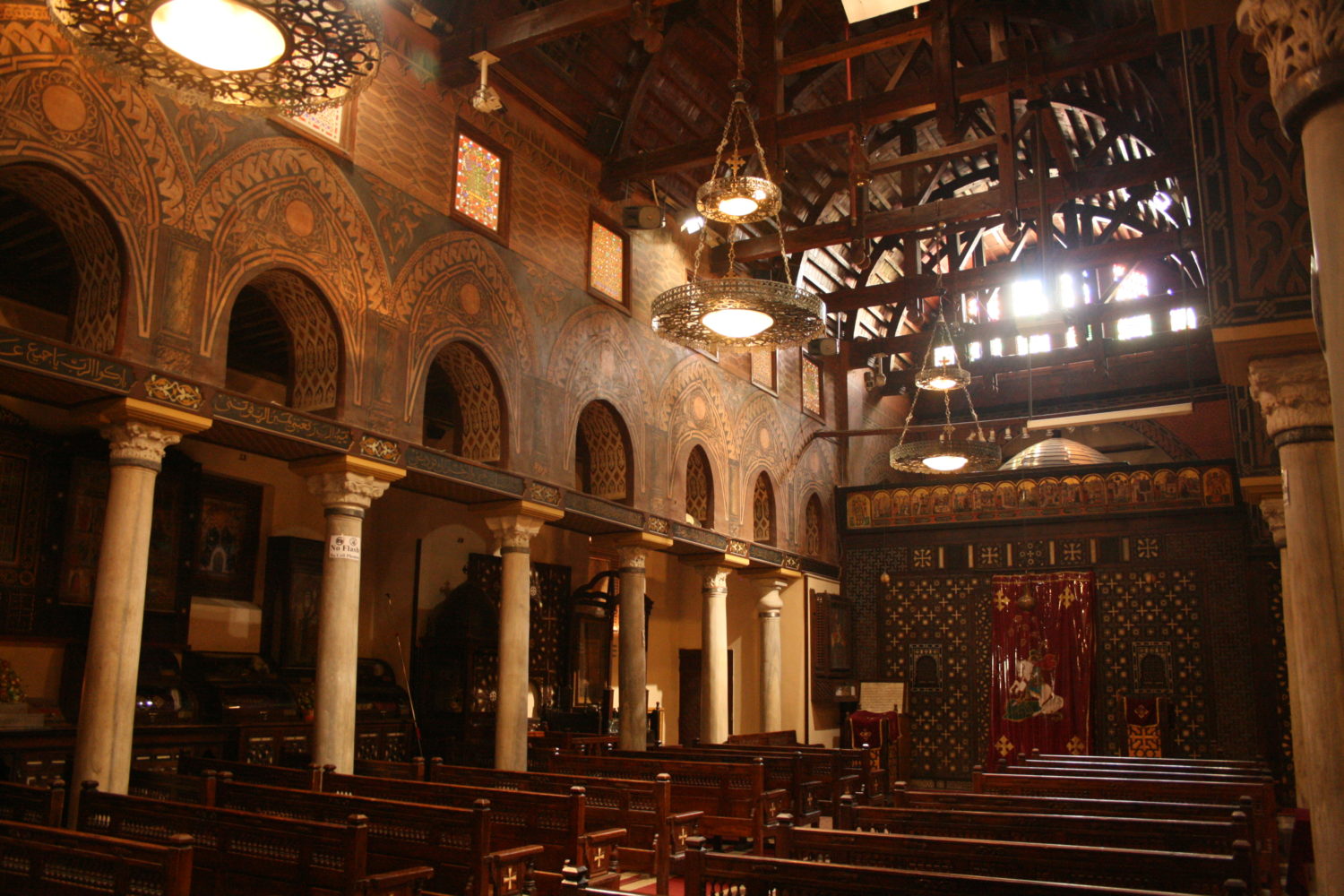 Hnaging Church , Coptic Cairo, old Cairo, Church of St. Marry, coptic cairo tour, trip to coptic cairo, cairo churches