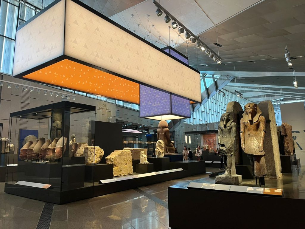 grand egyptian museum tour from inside