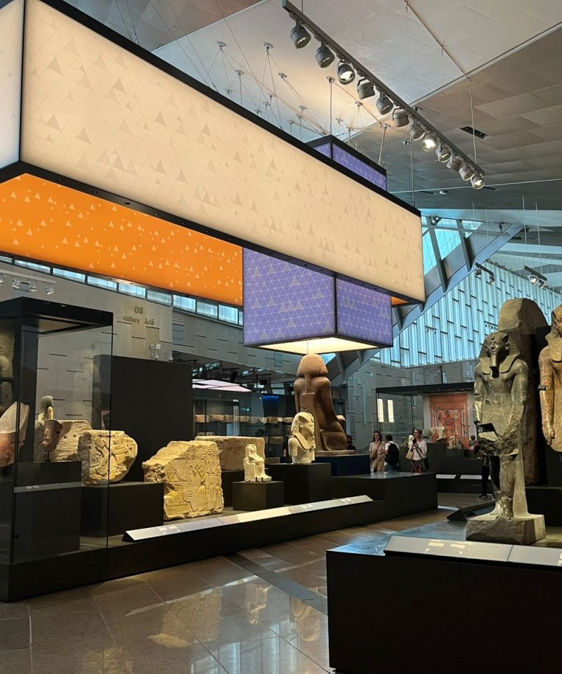grand egyptian museum tour from inside